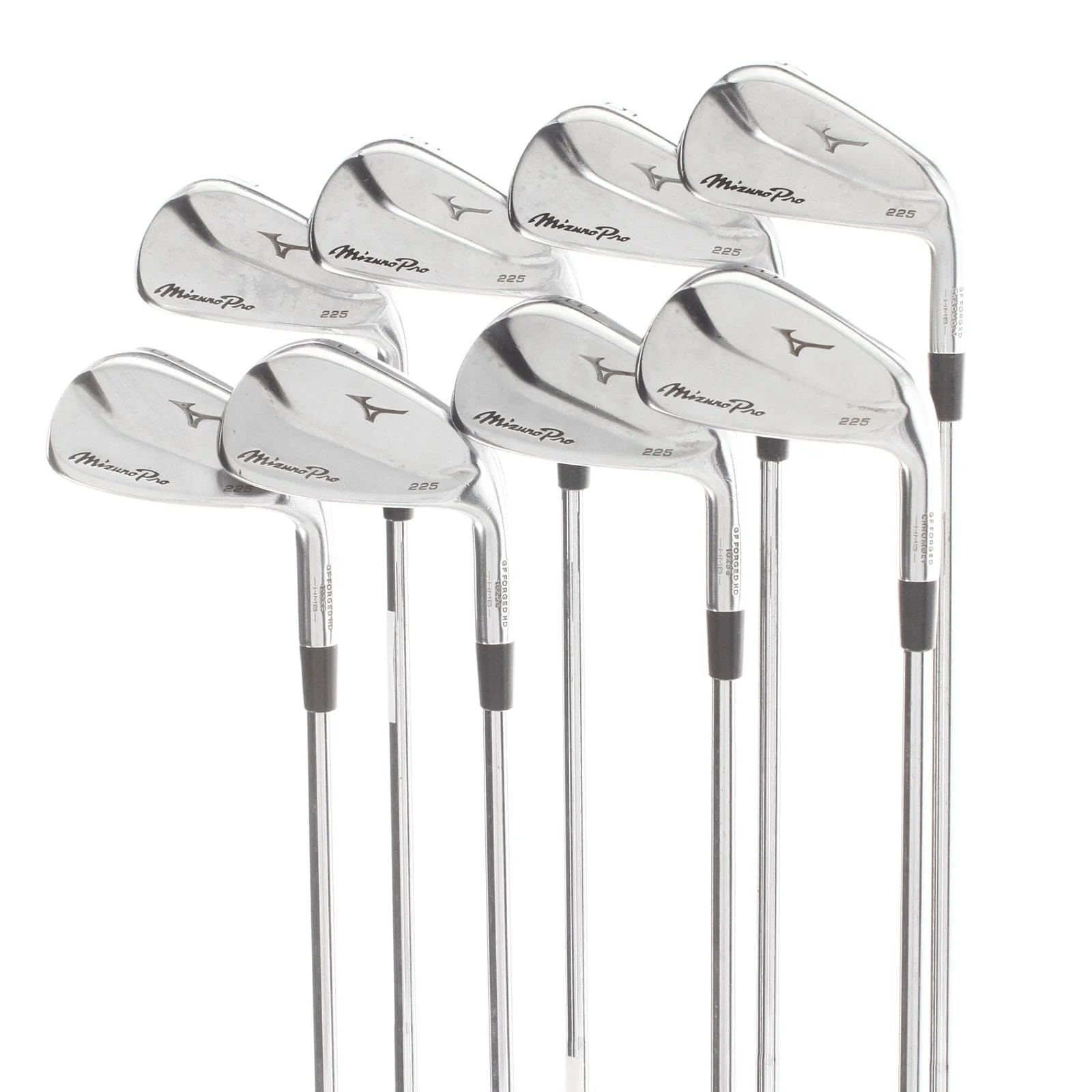 Mizuno Pro 225 Steel Mens Right Hand Irons 4-GW Stiff - N.S. Pro Modus3