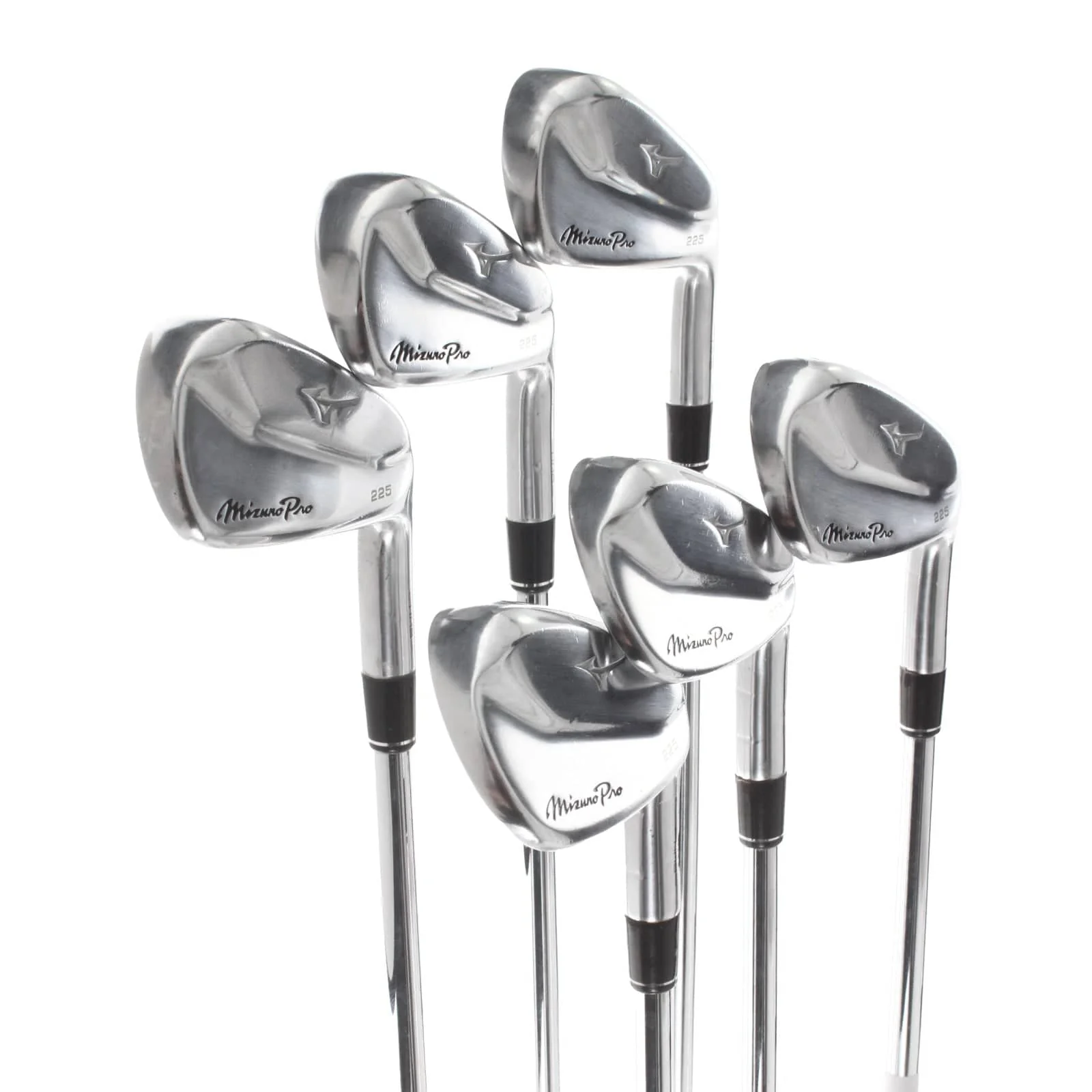 Mizuno Pro 225 Steel Mens Right Hand Irons 5-PW Stiff - Modus N.S. Pro - Image 2