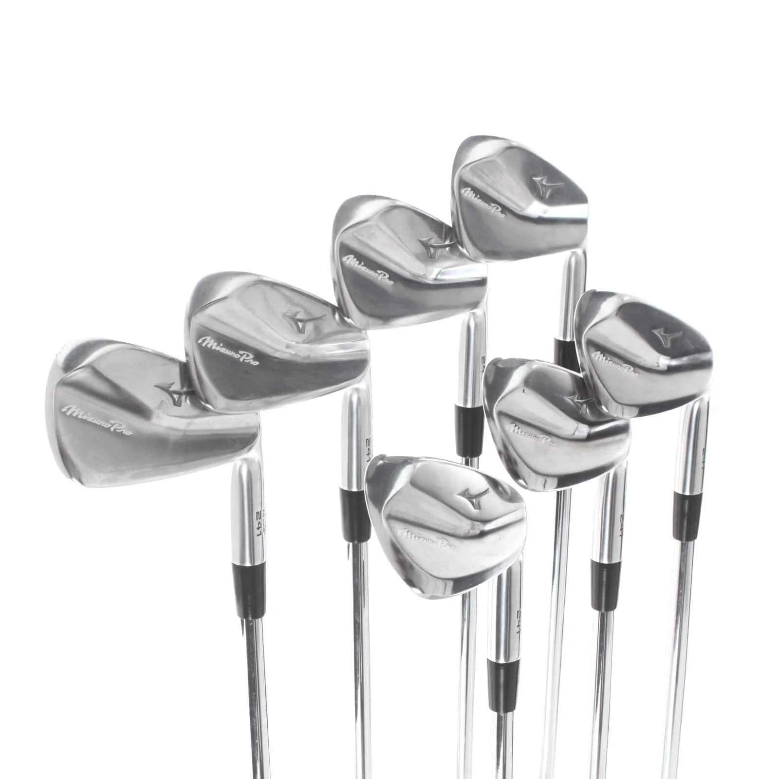 Mizuno Pro 241 Steel Mens Right Hand Irons 4-PW Stiff - Dynamic Gold 105 S300 - Image 2