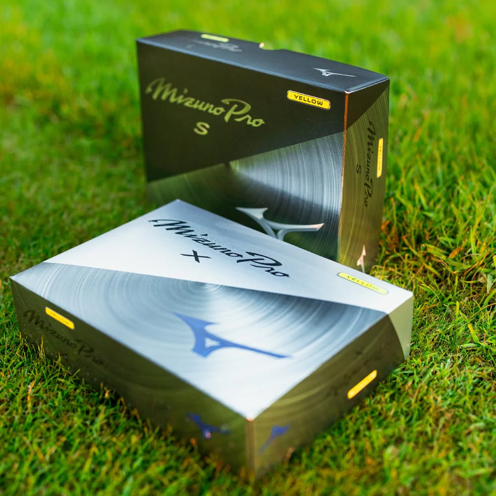 Mizuno Pro X Golf Balls - Yellow - 12 Pack - Image 5