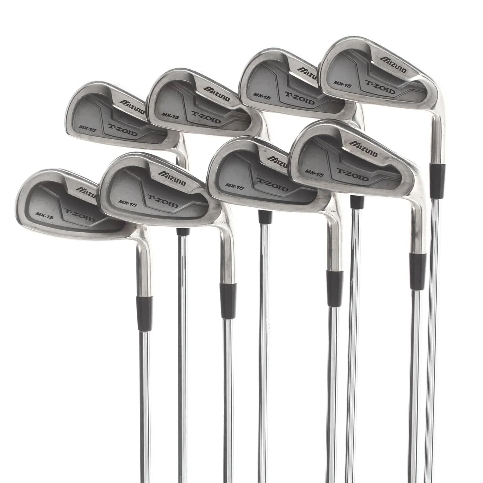 Mizuno T-Zoid MX-15 Steel Mens Right Hand Irons 3-PW Regular - Dynamic Gold