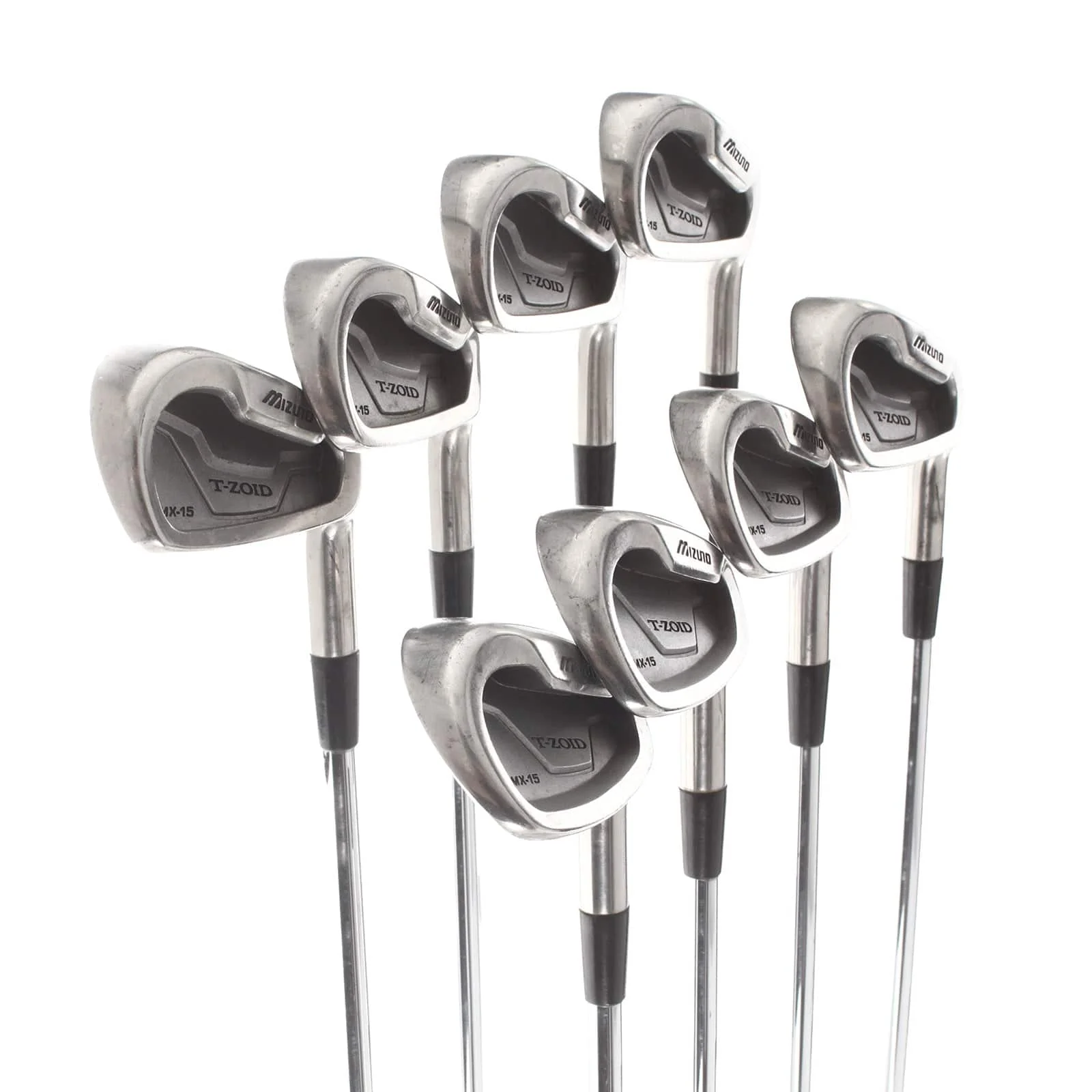 Mizuno T-Zoid MX-15 Steel Mens Right Hand Irons 3-PW Regular - Dynamic Gold - Image 2