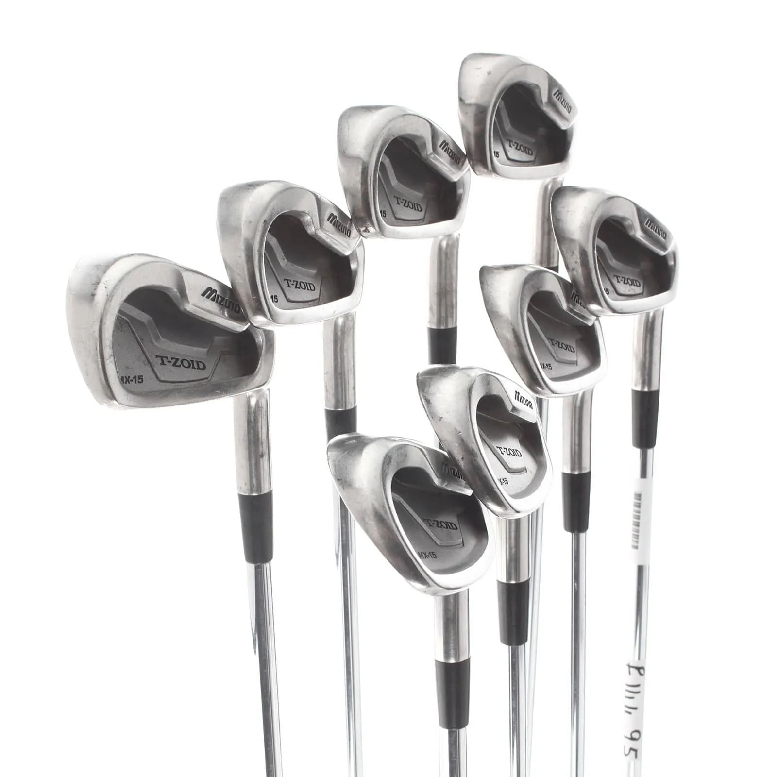 Mizuno T-Zoid MX-15 Steel Mens Right Hand Irons 3-PW - True Temper Dynaflex - Image 2
