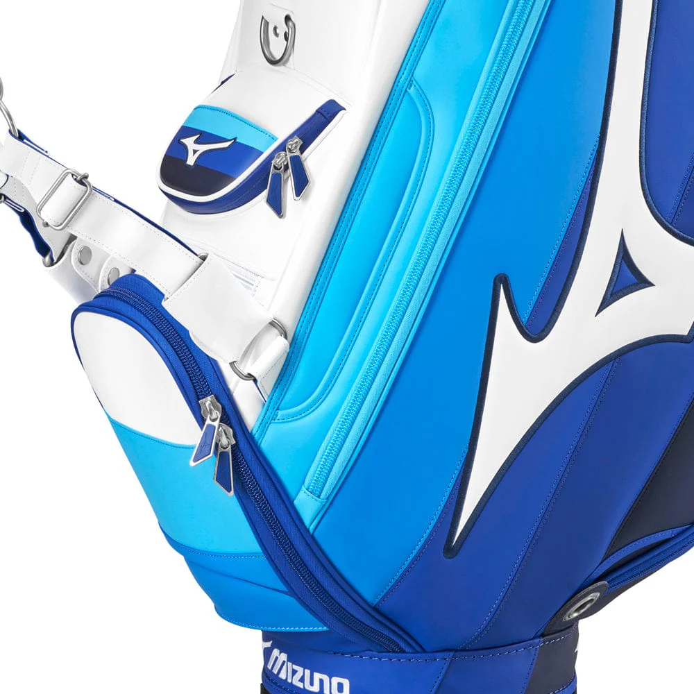 Mizuno Tour Staff Bag - White/Blue - Image 5