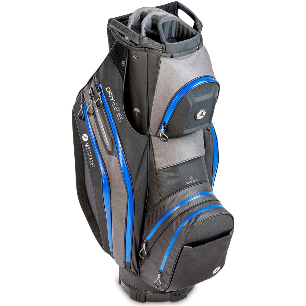 Motocaddy '26 Dry Series Waterproof Cart Bag - Black/Blue - Image 3
