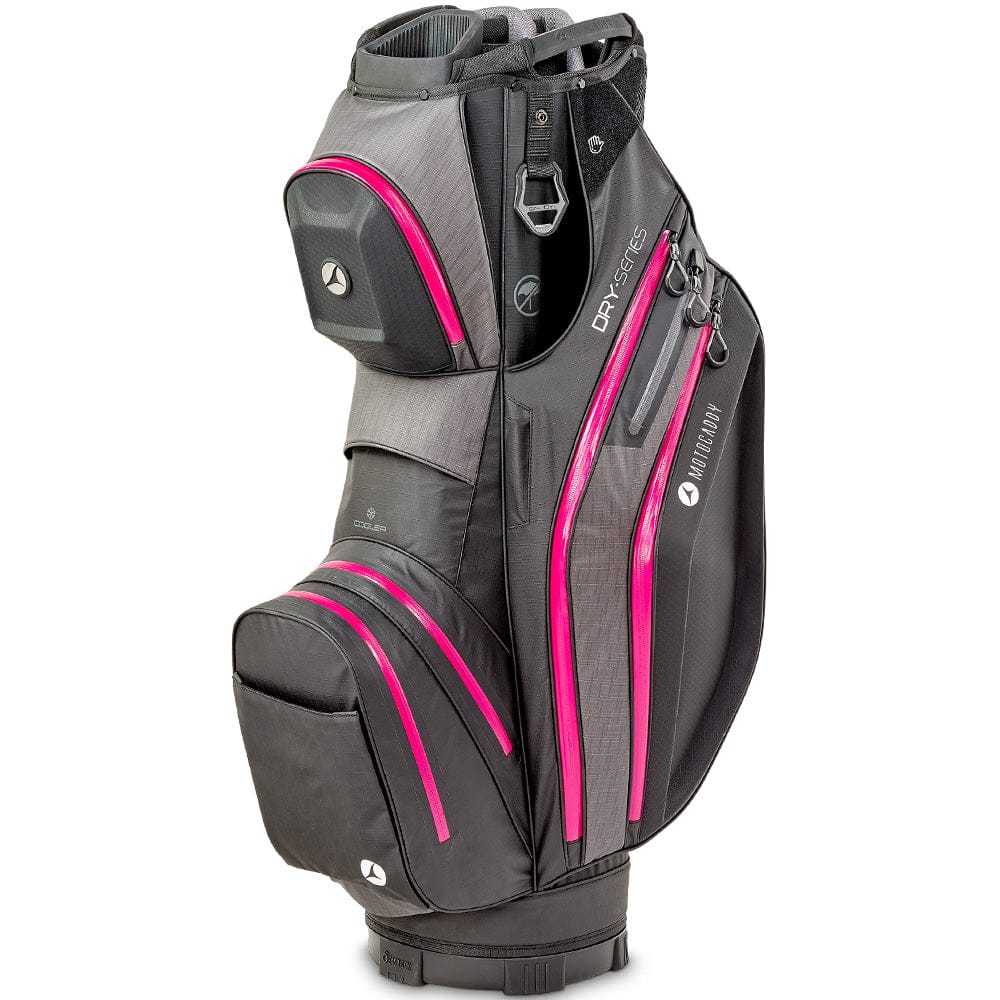 Motocaddy '26 Dry Series Waterproof Cart Bag - Black/Fuchsia