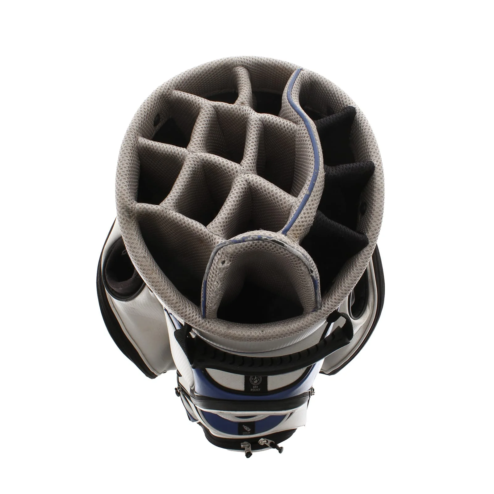 Motocaddy Cart Bag - White/Blue - Image 2