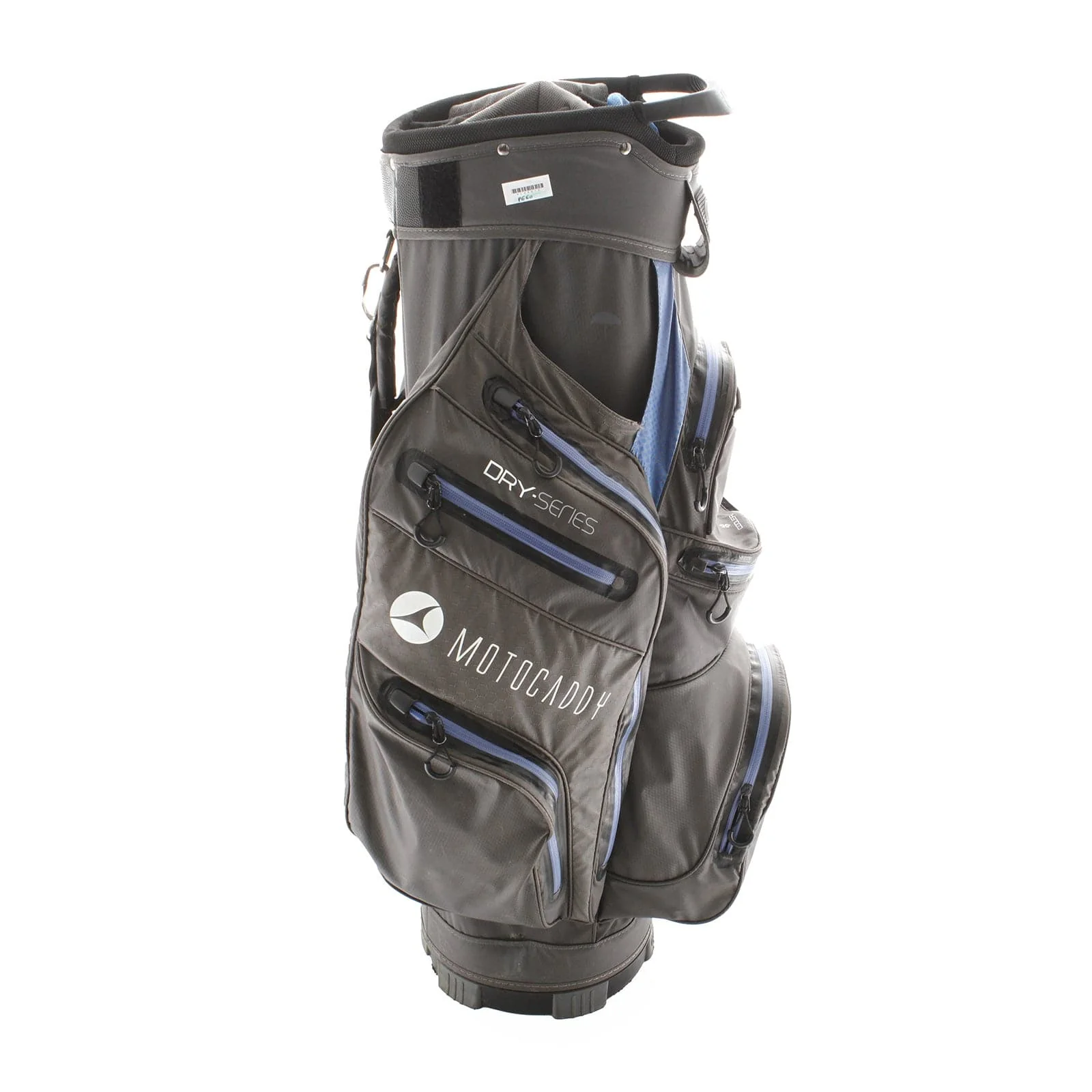 Motocaddy Dry Series Cart Bag - Grey/Blue - Image 3