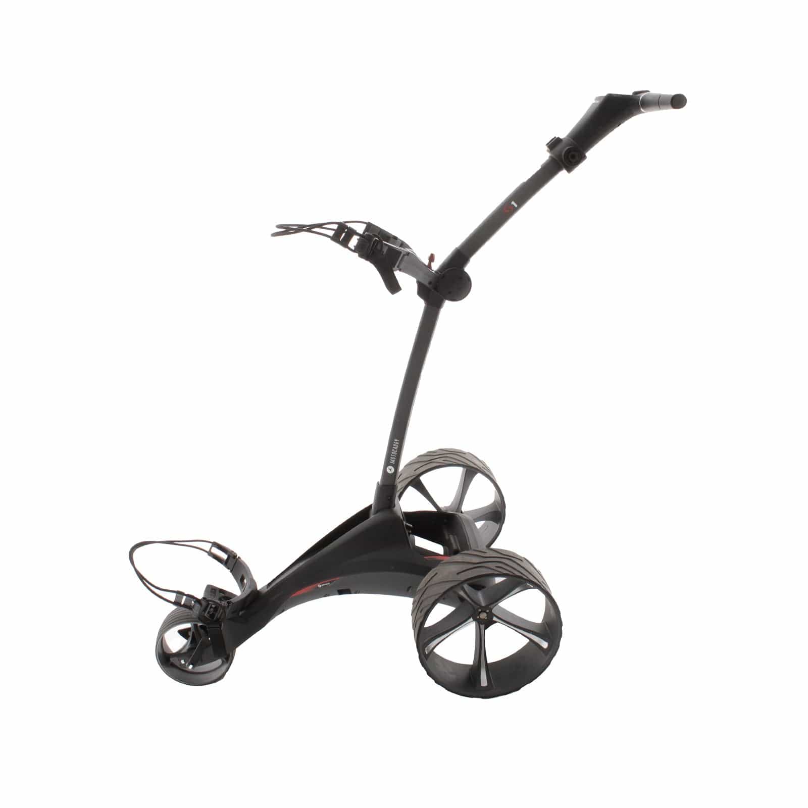 Motocaddy S1 3-Wheel Electric Trolley 18 Hole Lithium - Grey/Red