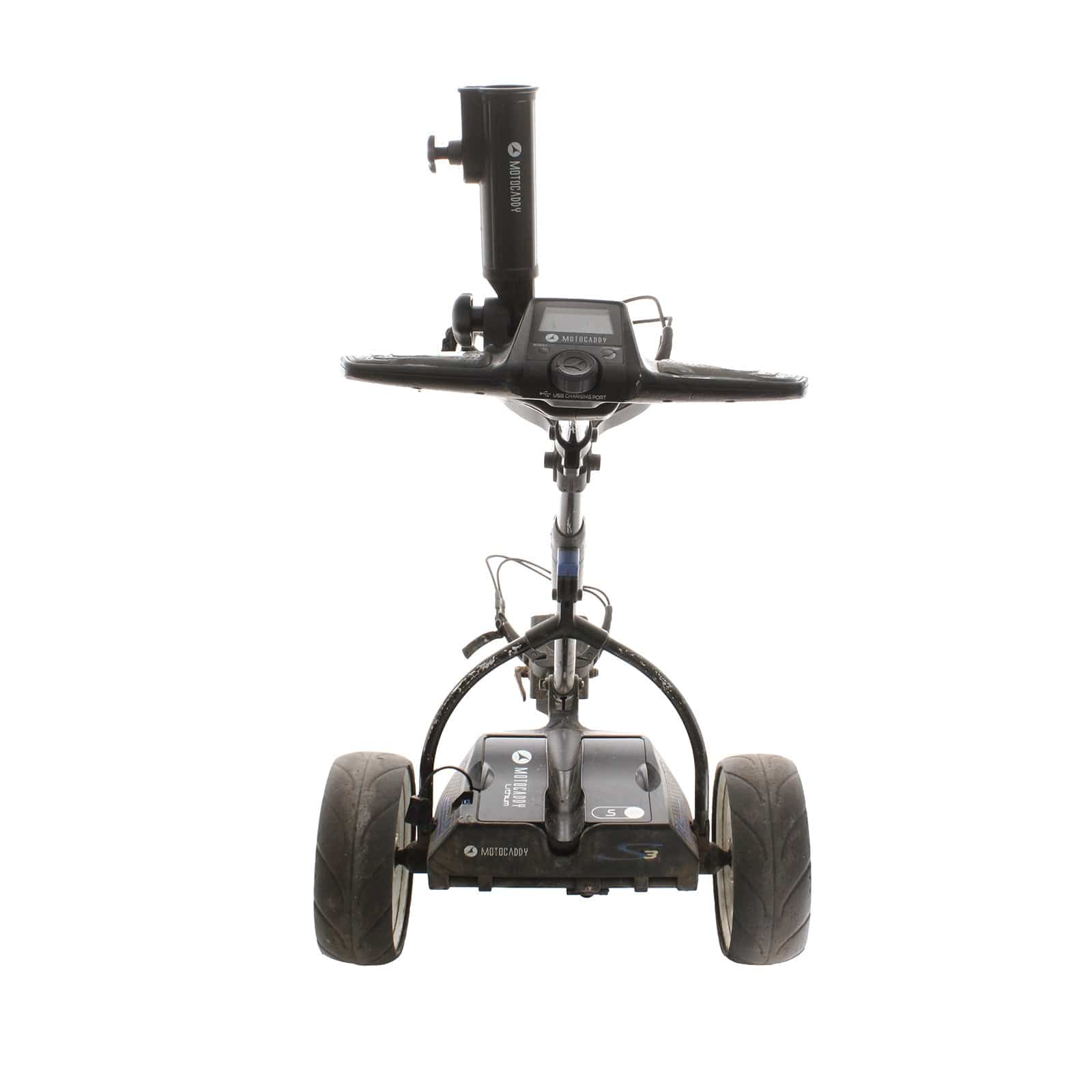 Motocaddy S3 3-Wheel Electric Trolley 18 Hole Lithium - Black - Image 4