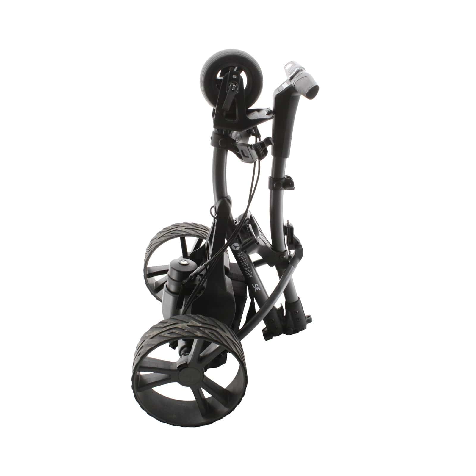 Motocaddy SE 3-Wheel Electric Trolley 18 Hole Lead Acid - Black - Image 5