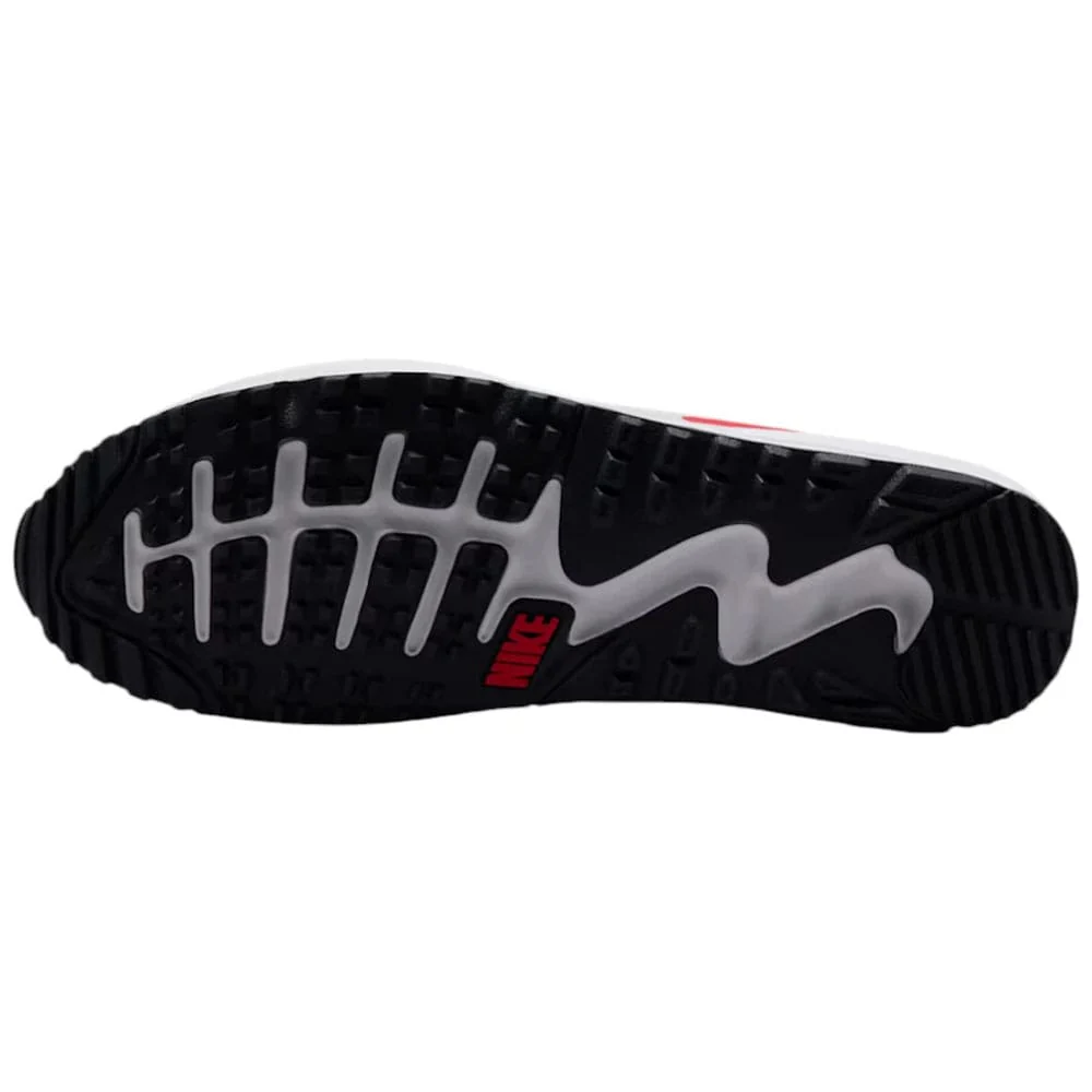 Nike Air Max 90 G Waterproof Spikeless Shoes - White/Fire Red/Photon Dust/Midnight Navy - Image 5