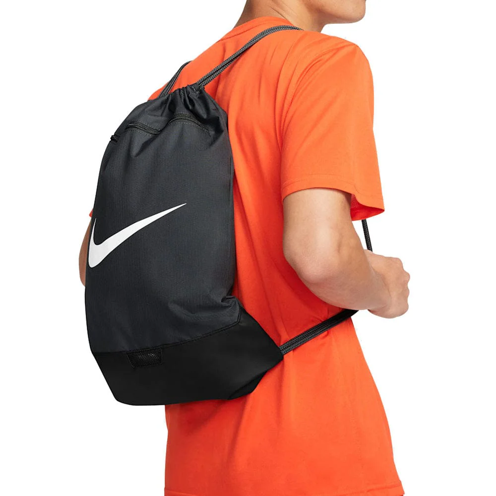 Nike Brasilia 9.5 Training Gymsack - Iron Grey/Black/White - Image 6