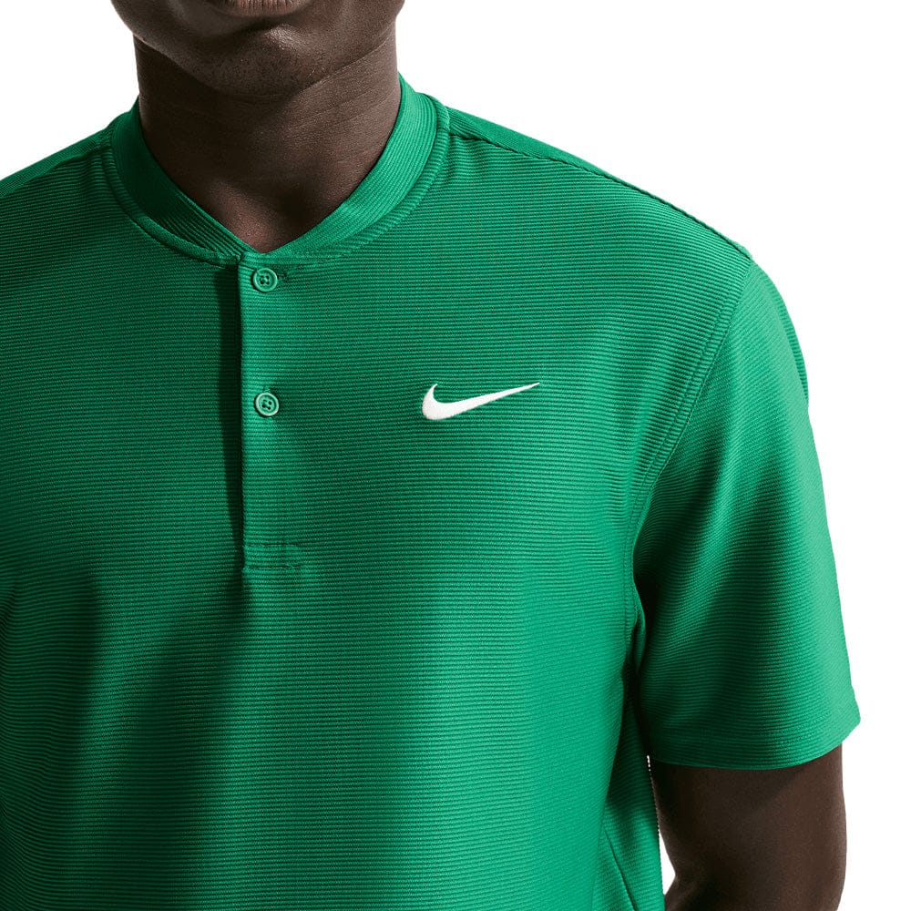 Nike Dri-Fit Velocity Blade Polo Shirt - Malachite/White - Image 3