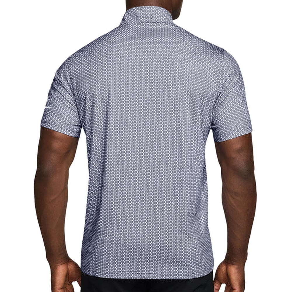 Nike Dri-Fit Velocity Micro Print Polo Shirt - College Navy/College Navy/White - Image 2