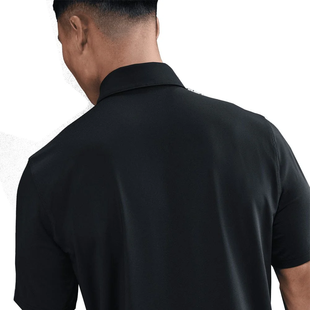 Nike Dri-Fit Velocity Solid Polo Shirt - Black/White - Image 4