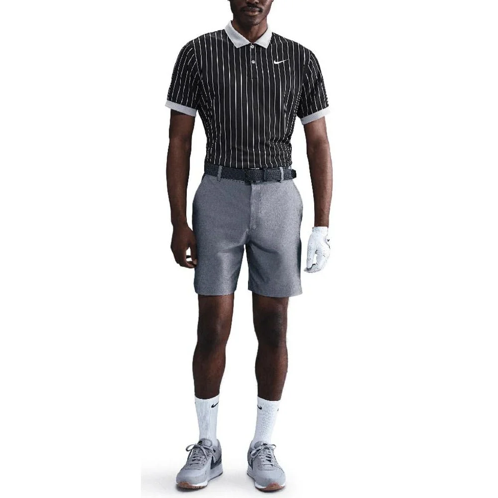 Nike Dri-Fit Victory+ Polo Shirt - Anthracite/Wolf Grey/White - Image 2