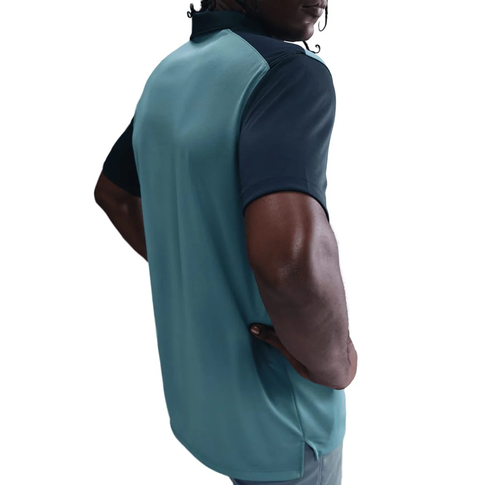 Nike Dri-Fit Victory+ Polo - Smokey Blue/Obsidian/White - Image 4