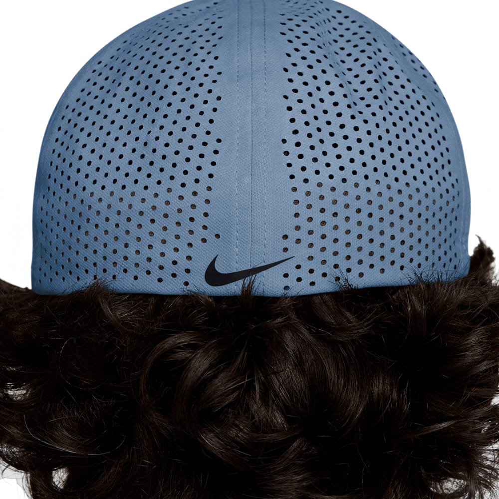Nike Rise Dri-Fit Adv SwooshFlex Structured Golf Cap - Work Blue/Anthracite/Black - Image 5