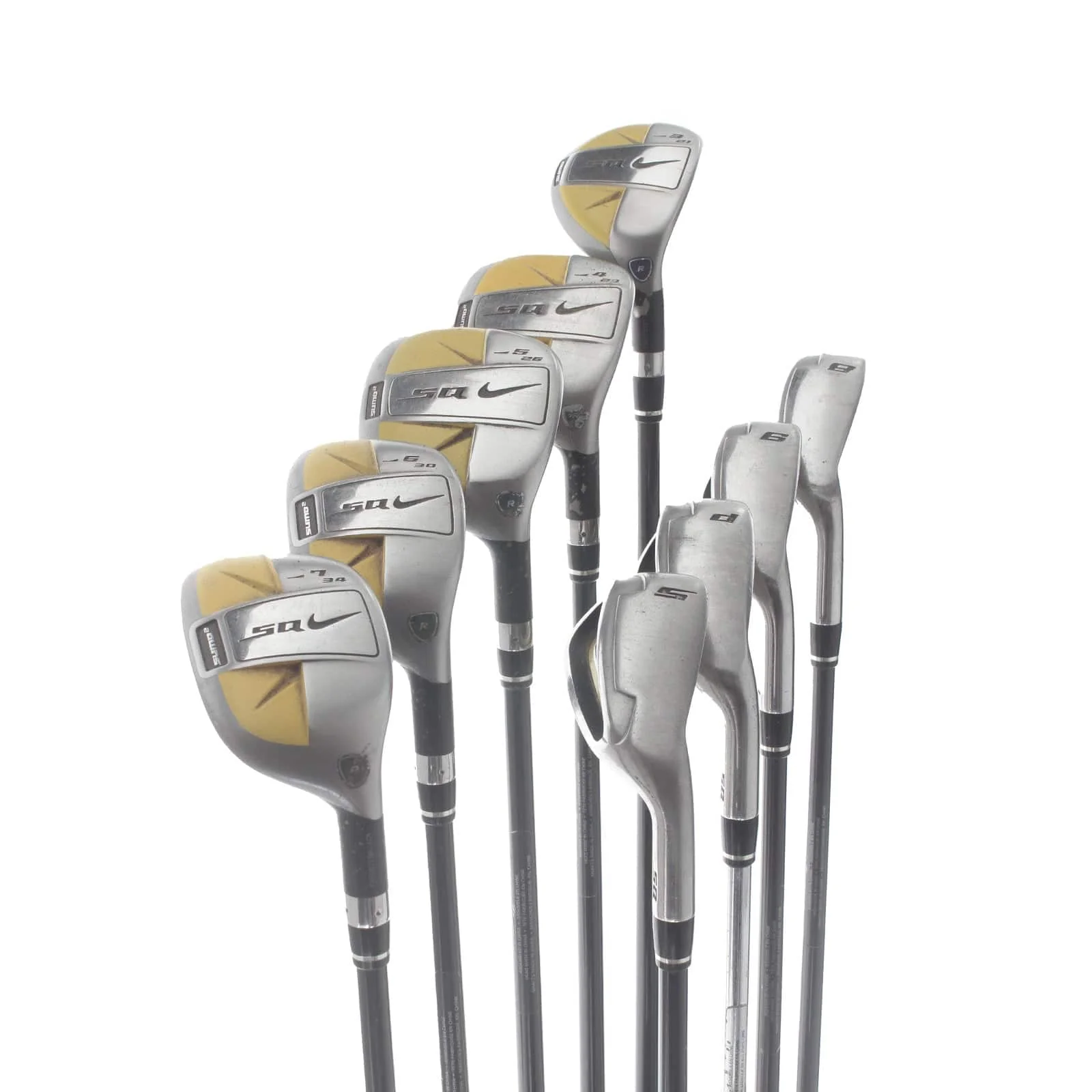 Nike SasQuatch Graphite Mens Right Hand Irons 3-SW Senior - Diamana s+ - Image 4