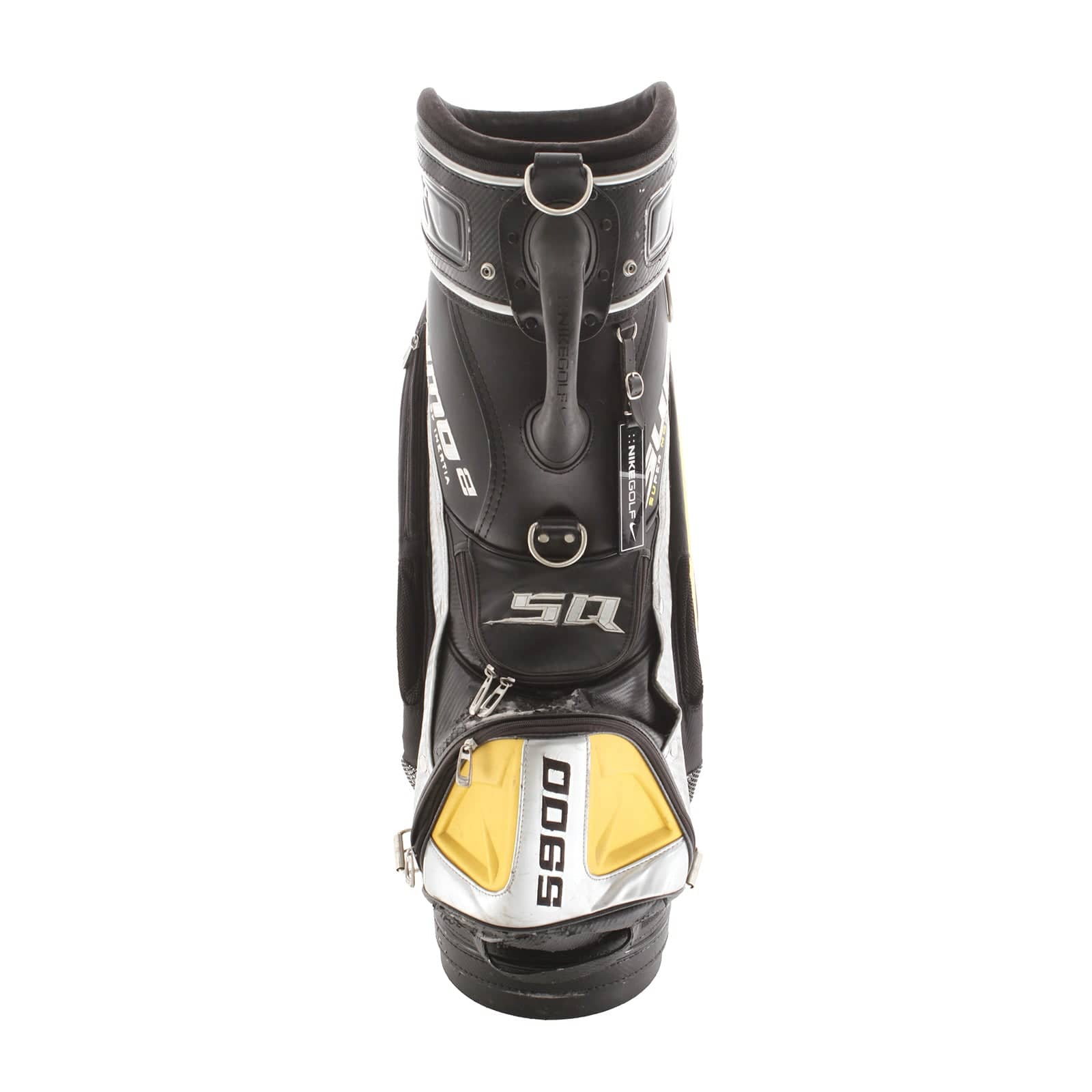 Nike Sumo SQ Cart Bag - Grey/Yellow/Black - Image 4