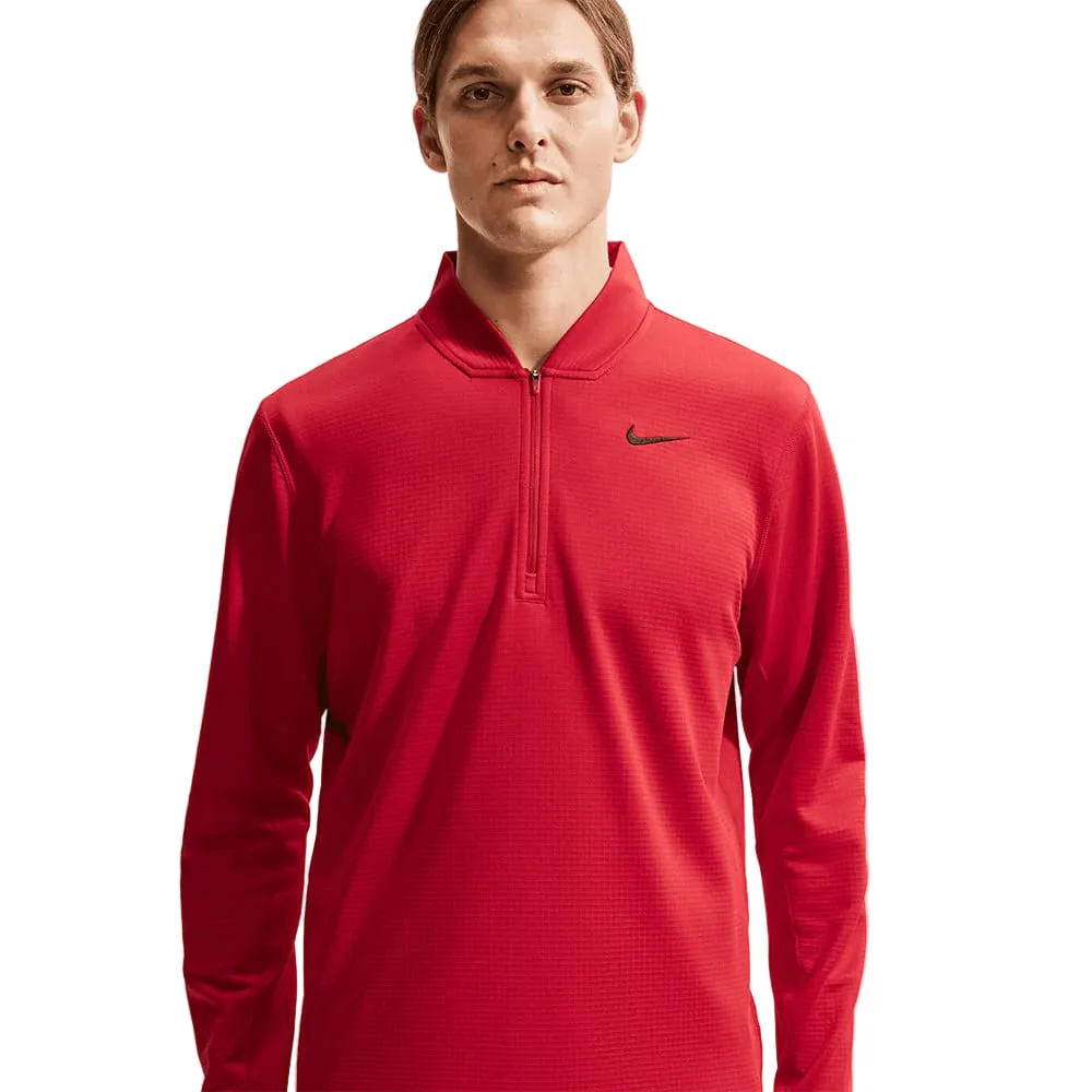 Nike Therma-Fit Velocity 1/2 Zip Pullover - Gym Red/Black - Image 4
