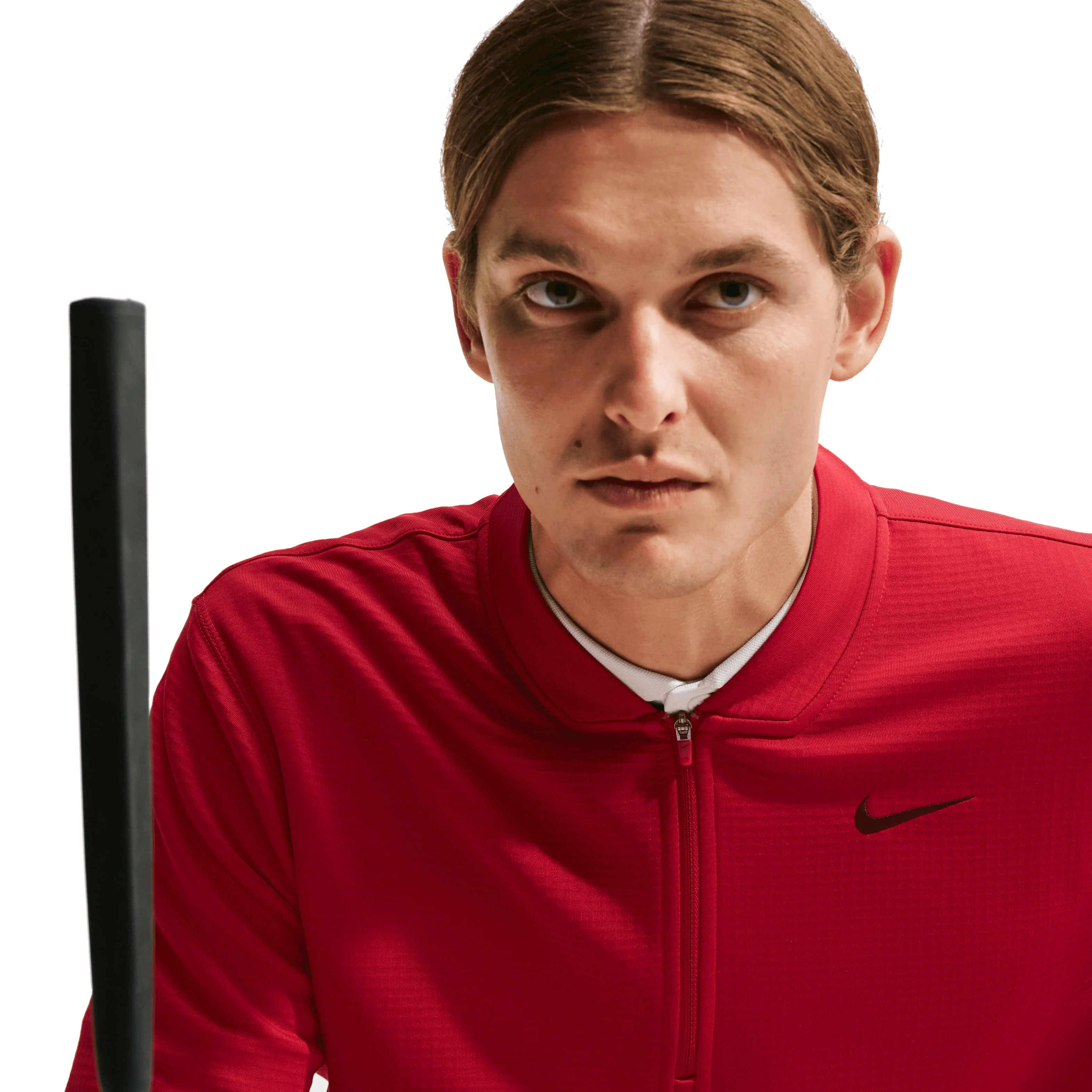 Nike Therma-Fit Velocity 1/2 Zip Pullover - Gym Red/Black - Image 5