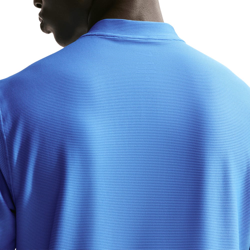 Nike Dri-Fit Velocity Blade Polo Shirt - Pacific Blue/White - Image 5