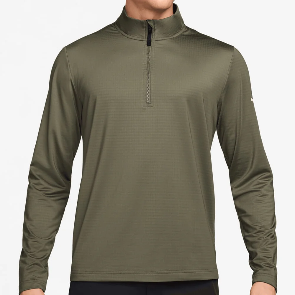 Nike Victory Dri-FIT 1/2-Zip Pullover  - Medium Olive/Pale Ivory - Image 2