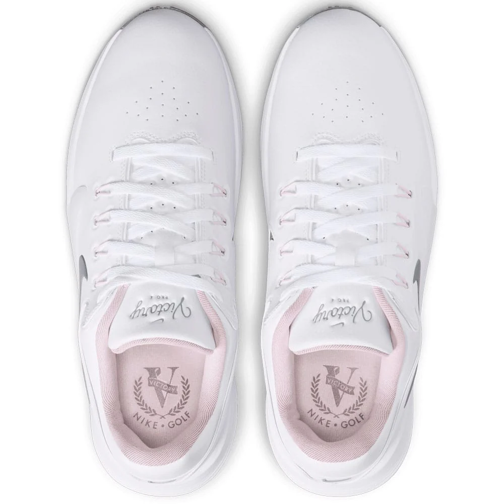 Nike Victory Pro 4 Spiked Waterproof Shoes - White/Pencil Point/Bleached Lilac/Black - Image 3