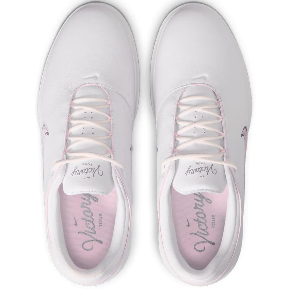 Nike Victory Tour 4 Spiked Shoes - White/Bleached Lilac/White/Cool Grey - Image 4