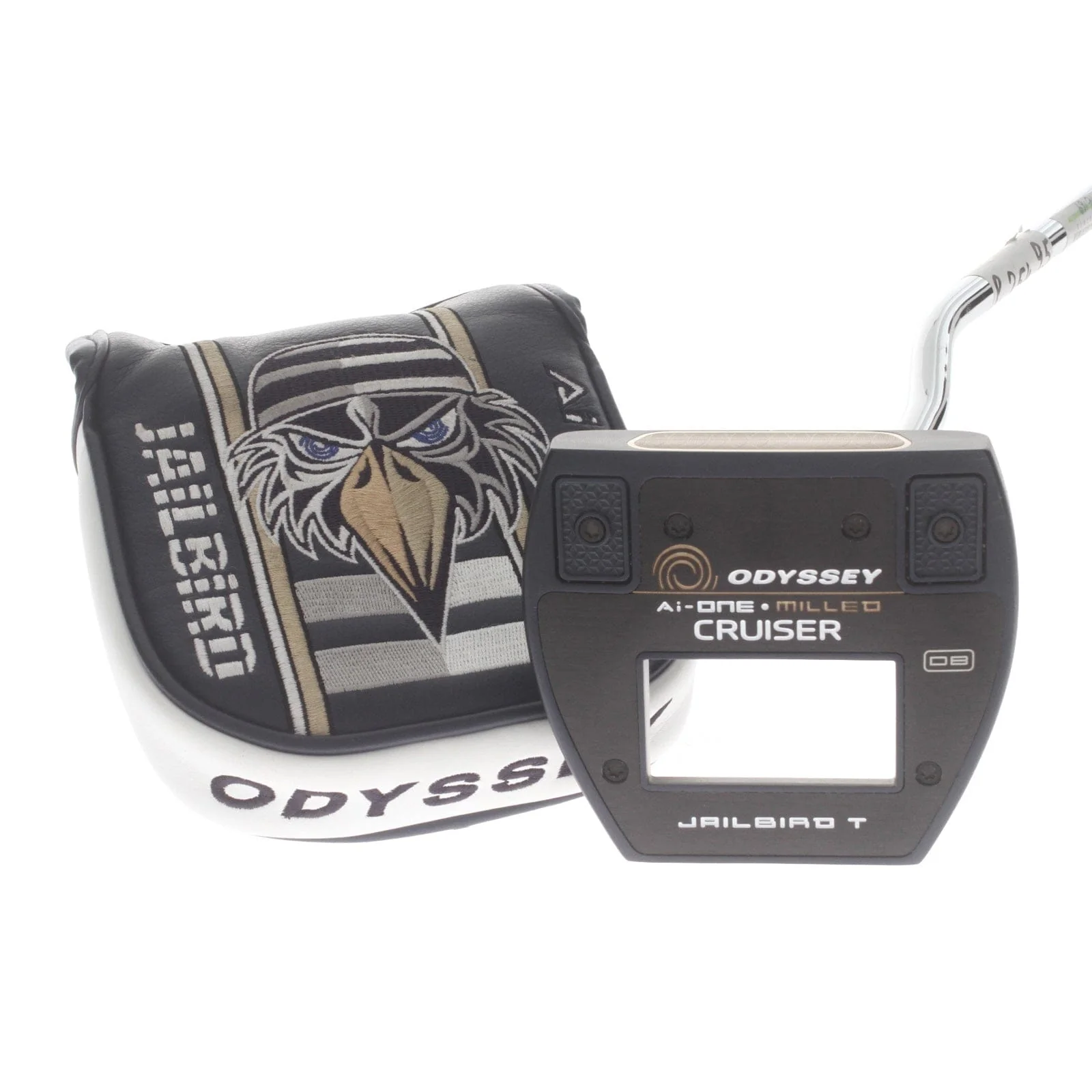 Odyssey Ai-ONE Milled Cruiser Jailbird T DB Mens Right Hand Putter 38" Mallet Stroke Lab 140 - Odyssey - Image 2