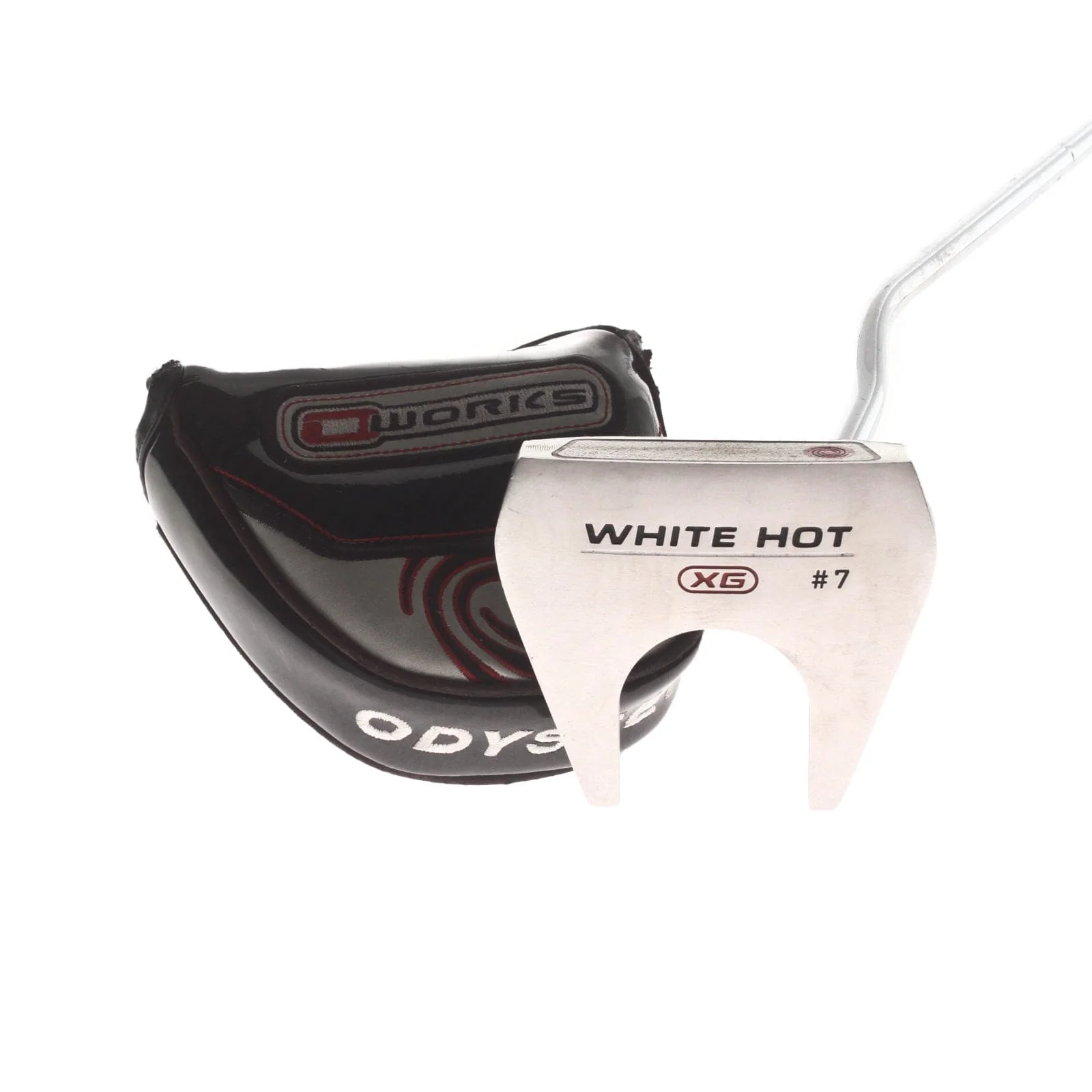Odyssey White Hot XG #7 Mens Right Hand Putter 34" Mallet - Lamkin deep etched