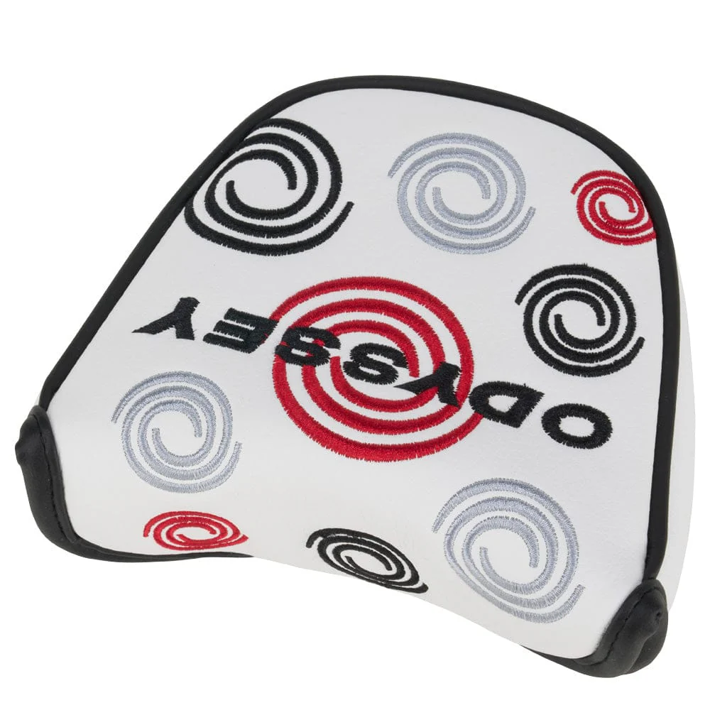 Odyssey Swirl Mallet Putter Headcover - White - Image 2