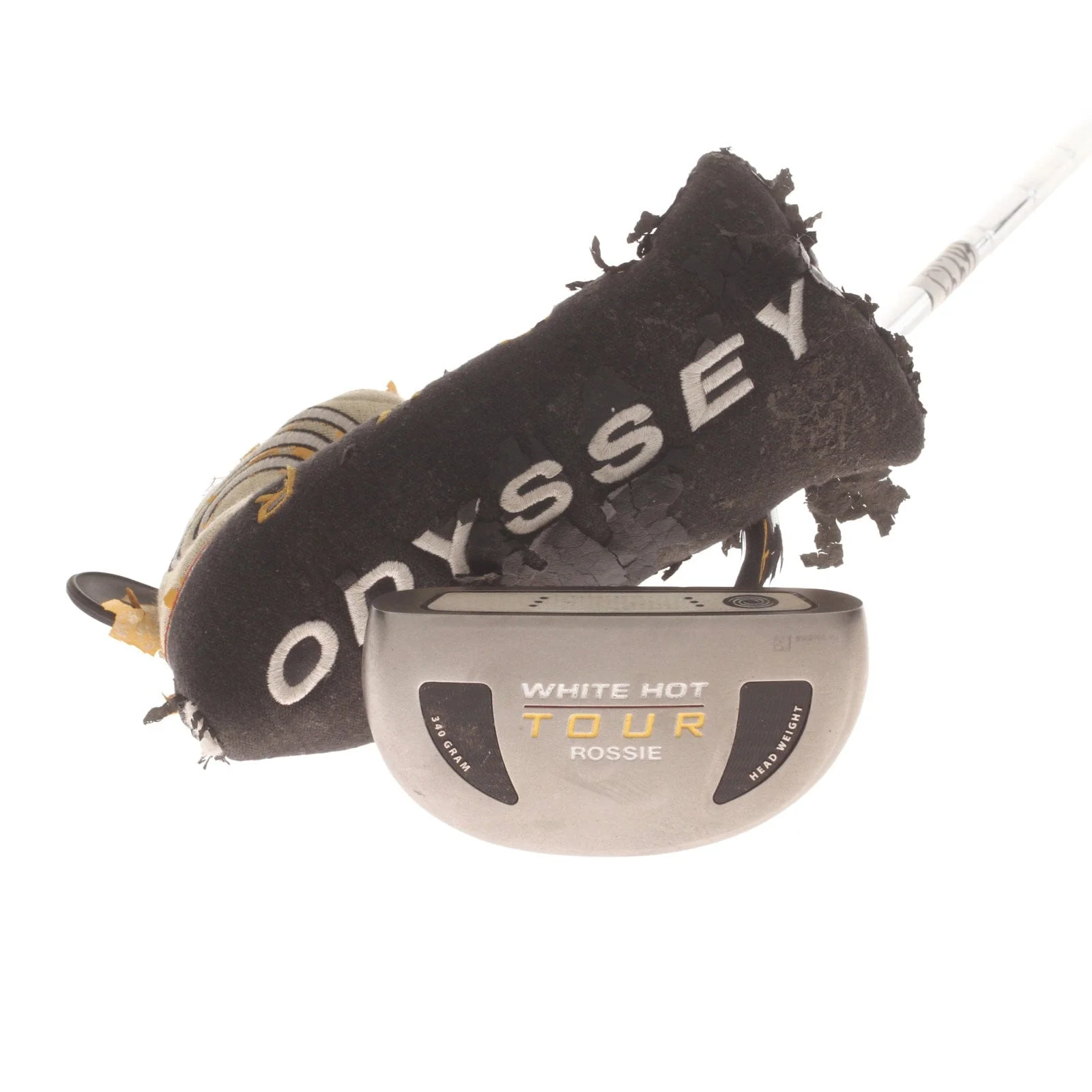 Odyssey White Hot Tour Rossie Mens Right Hand Putter 33" Mallet - Golf Pride V-Rad