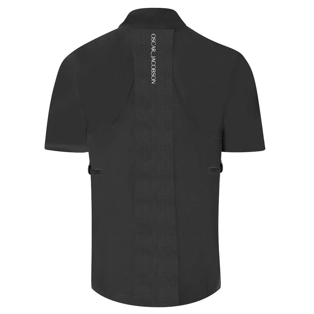 Oscar Jacobson Arlington Short Sleeved Waterproof Top - Black/Pewter - Image 2