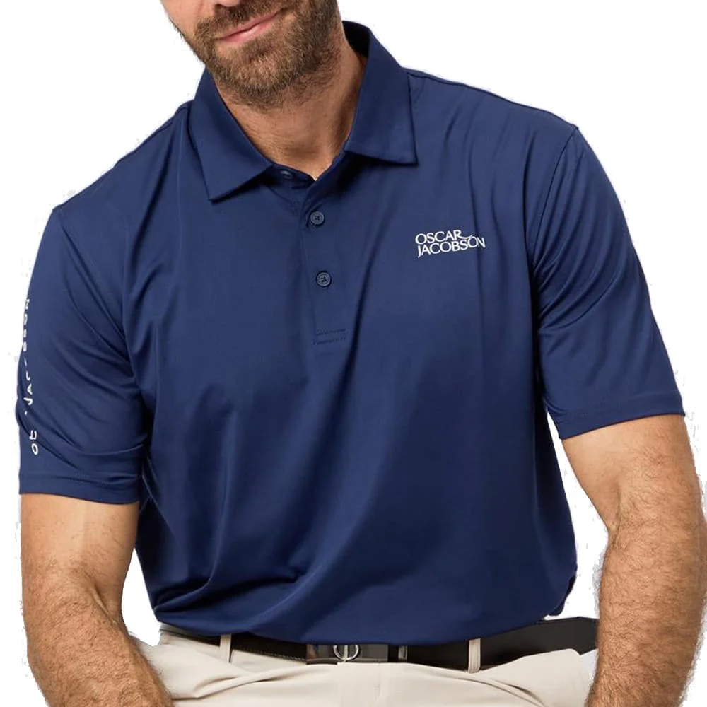 Oscar Jacobson Bullock Tour Polo Shirt - Navy - Image 3