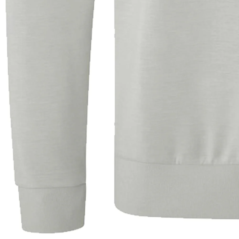 Oscar Jacobson Drew 1/4 Zip Pullover - Aluminium - Image 3