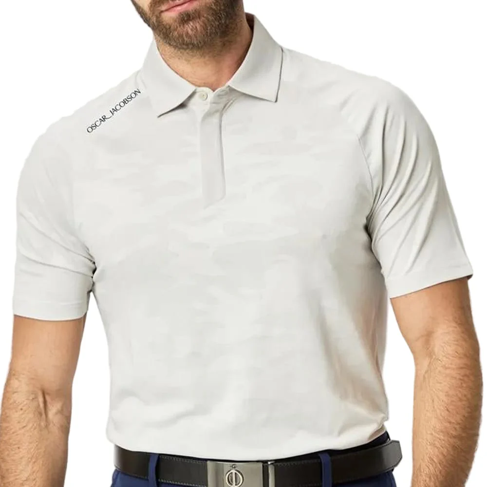 Oscar Jacobson Herald Polo Shirt - Aluminium - Image 3