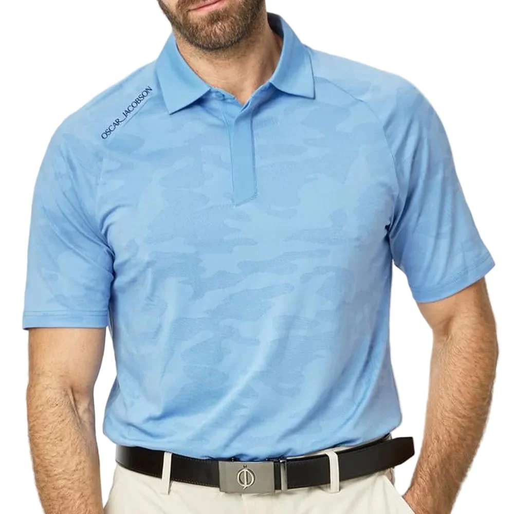 Oscar Jacobson Herald Polo Shirt - Dodger Blue - Image 3