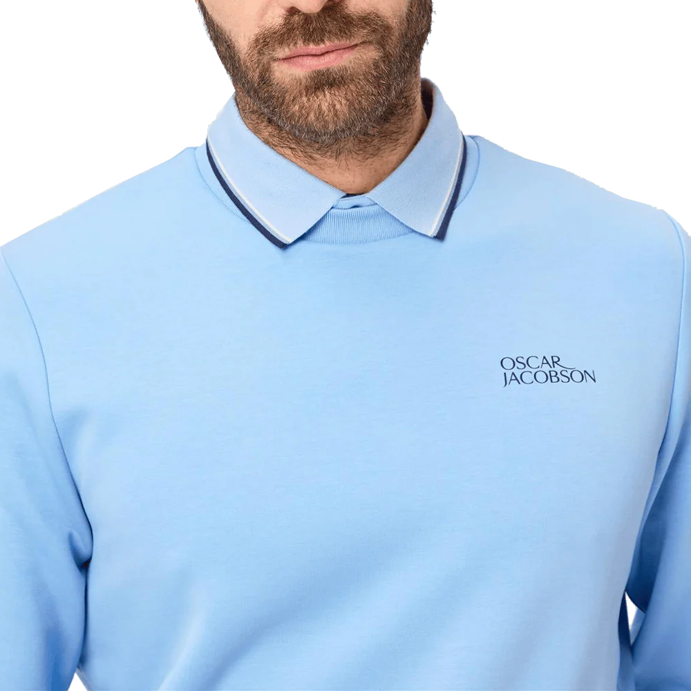 Oscar Jacobson Johnstone Tour Crew Pullover - Dodger Blue - Image 6