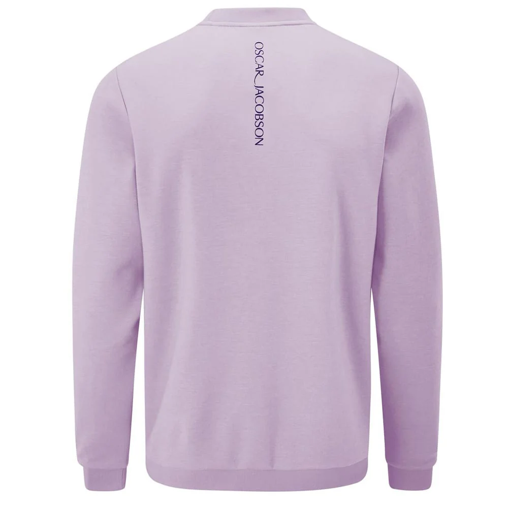 Oscar Jacobson Johnstone Tour Crew Pullover - Lavender - Image 2