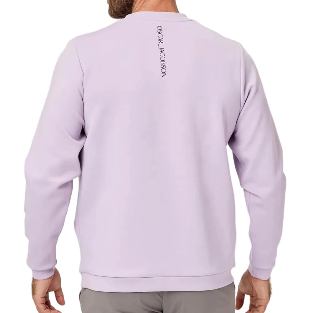 Oscar Jacobson Johnstone Tour Crew Pullover - Lavender - Image 3