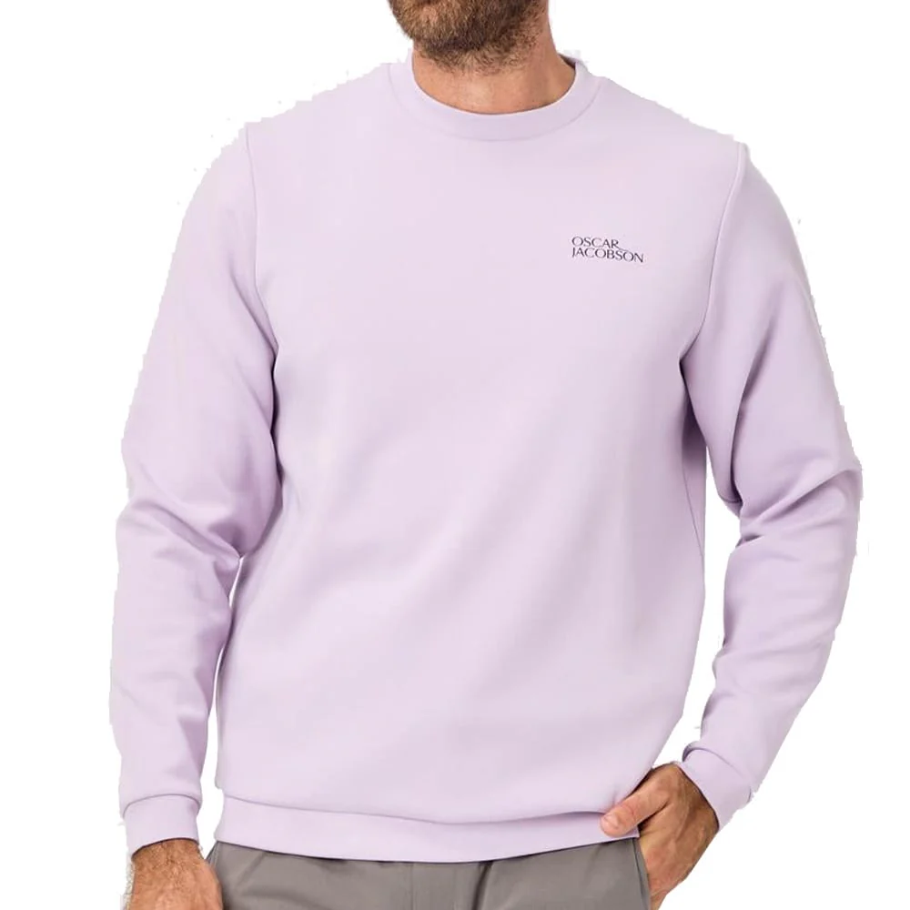 Oscar Jacobson Johnstone Tour Crew Pullover - Lavender - Image 4