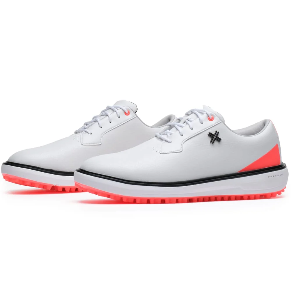 PAYNTR Reserve Classic Waterproof Spikeless Shoes - White/Blaze/Black - Image 2