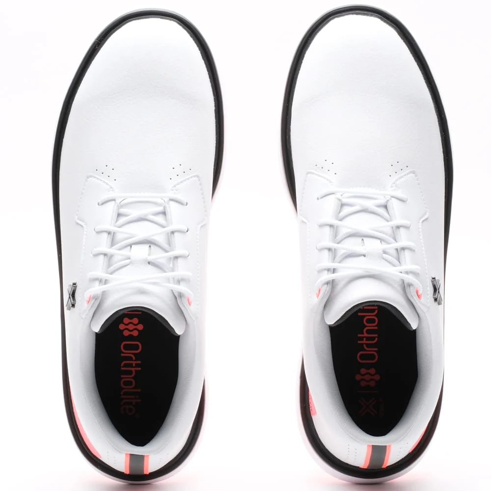PAYNTR Reserve Classic Waterproof Spikeless Shoes - White/Blaze/Black - Image 7
