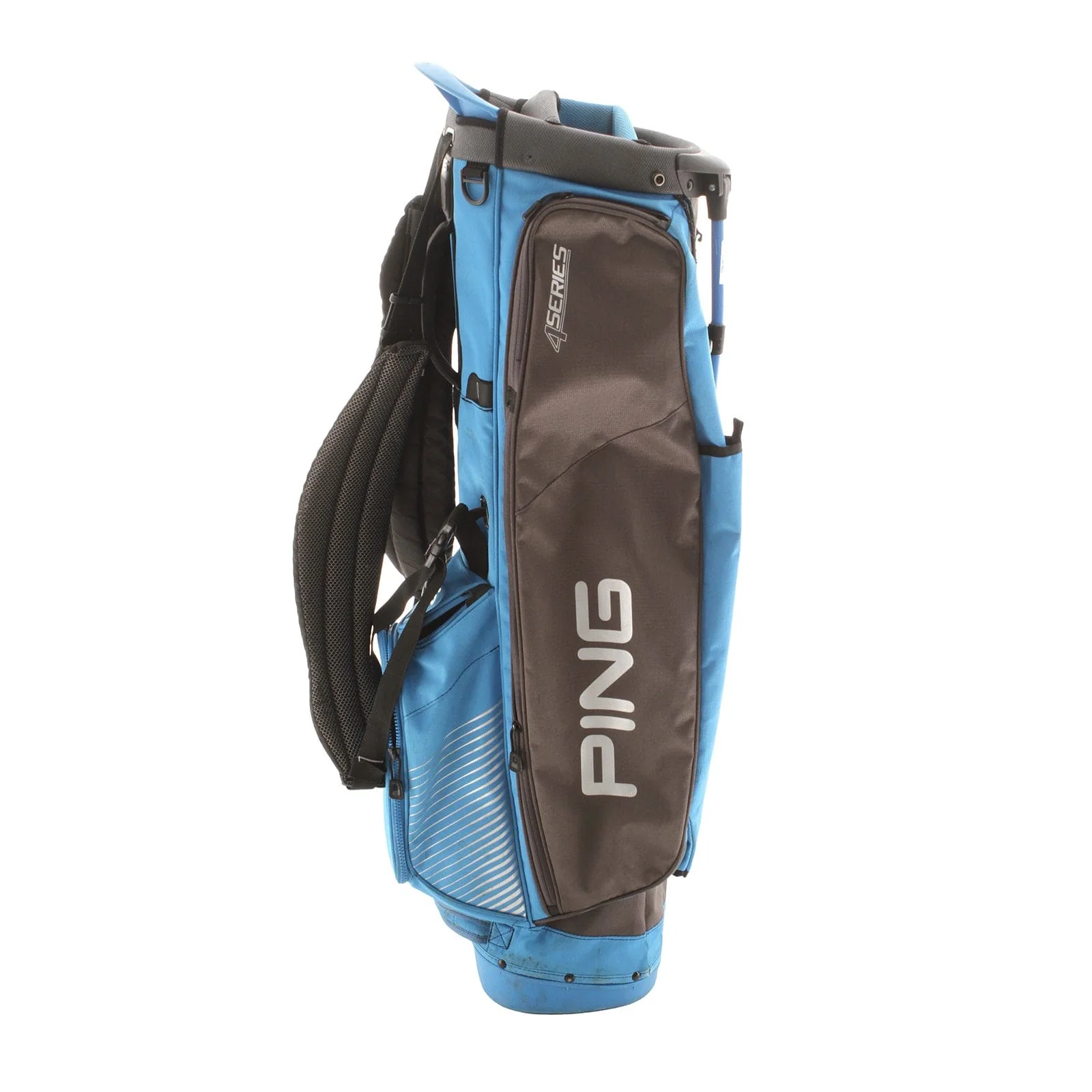 Ping 4 Series Stand Bag - Black/Blue/Grey