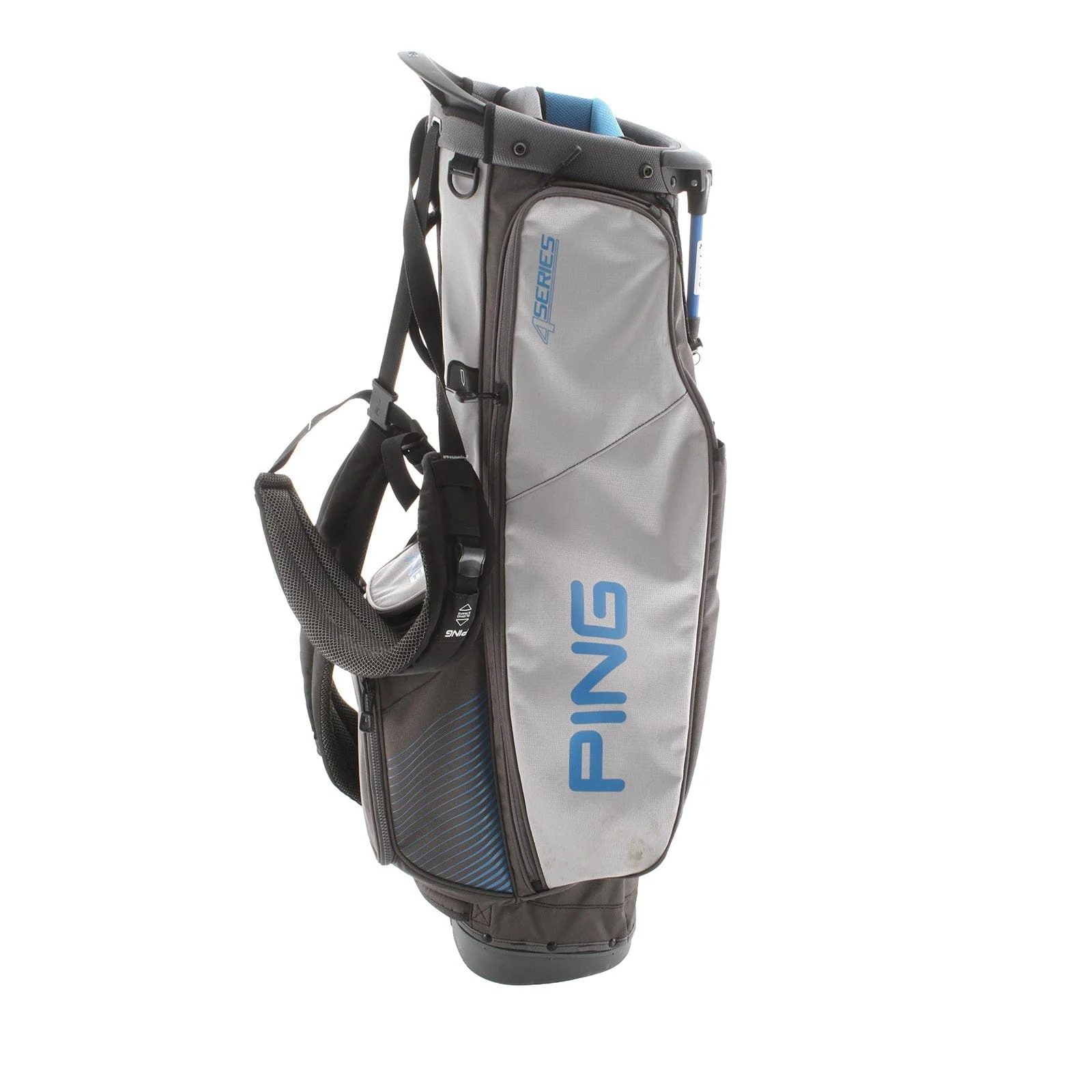 Ping 4 Series Stand Bag - Grey/Blue - Image 2