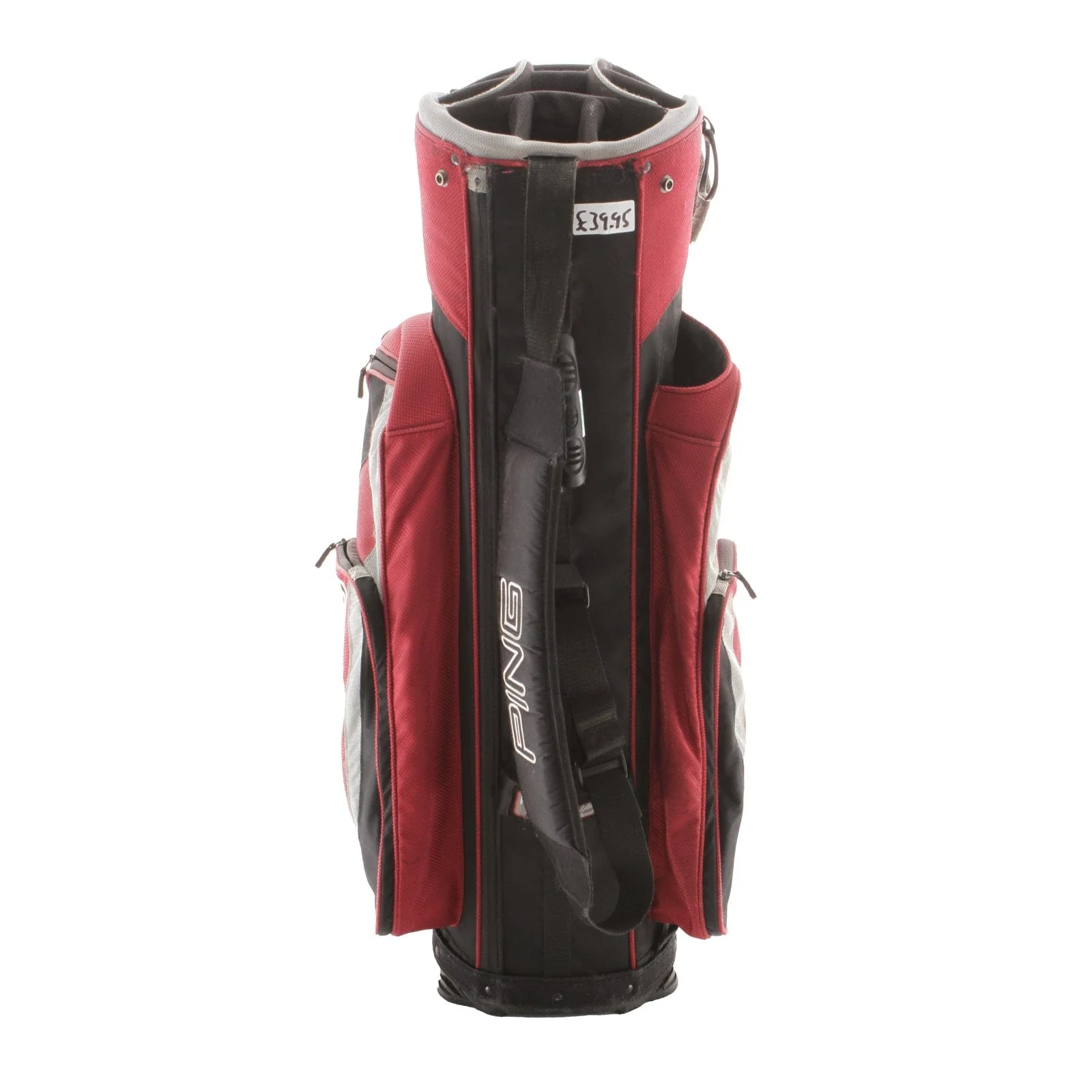 Ping Cart Bag - Black/Red - Image 5