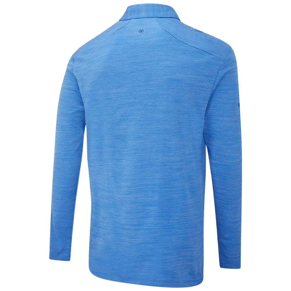 Ping Creek Polo Shirt - Tidal Blue Melange - Image 2